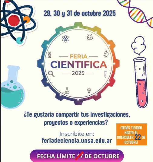 Inscripción de stands para la Feria Científica 2025