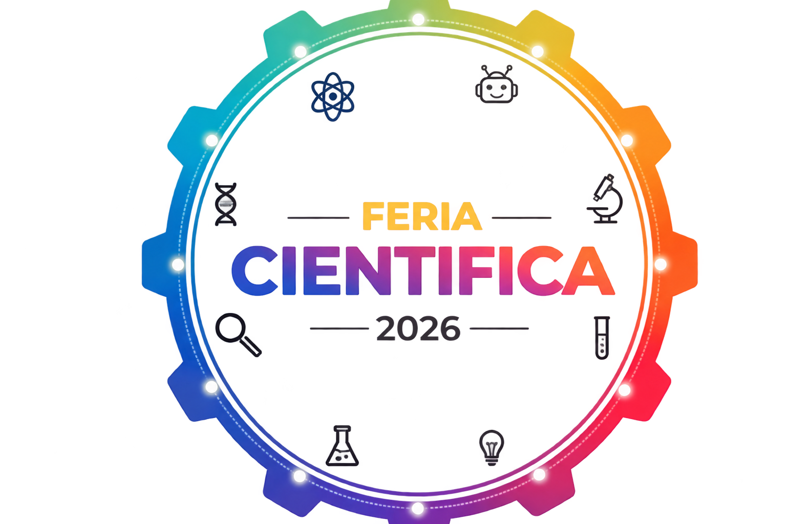 Logo de la Feria Científica 2026 de la Universidad Nacional de Salta